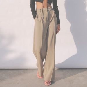 Zara wide leg pants trousers
